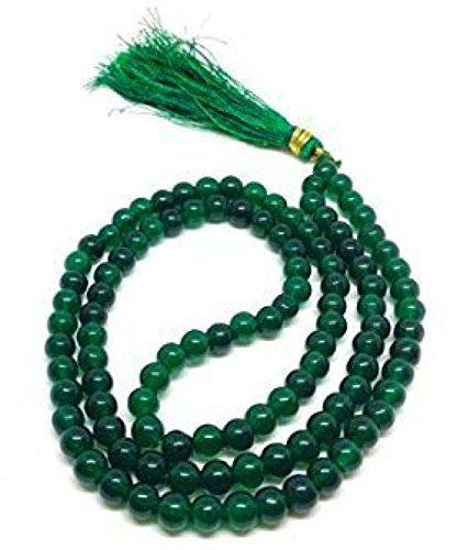 Green Aventurine Crystal Mala – Luck, Healing & Abundance