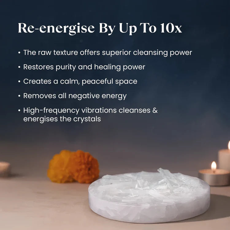 Pyrite Ganesh Ji Idol with FREE Raw Selenite Plate — For Prosperity, Protection & Positive Energy