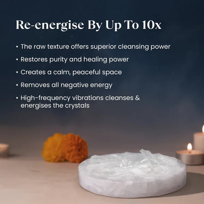 Pyrite Ganesh Ji Idol with FREE Raw Selenite Plate — For Prosperity, Protection & Positive Energy