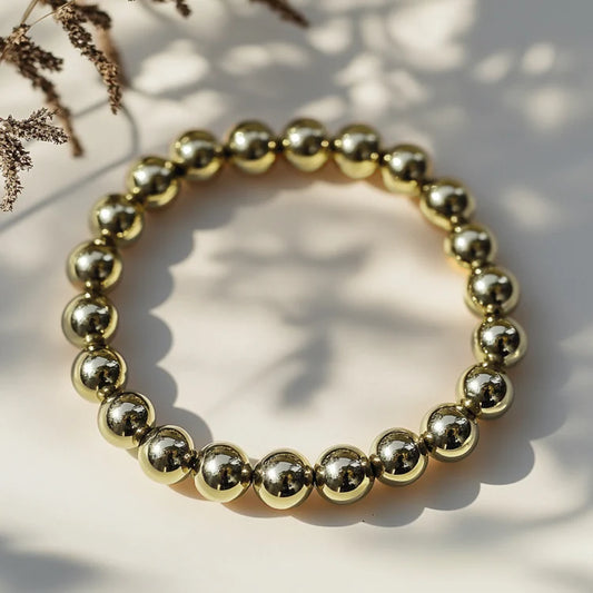 Golden Pyrite Bracelet for Money Attraction