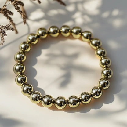 Golden Pyrite Bracelet for Money Attraction