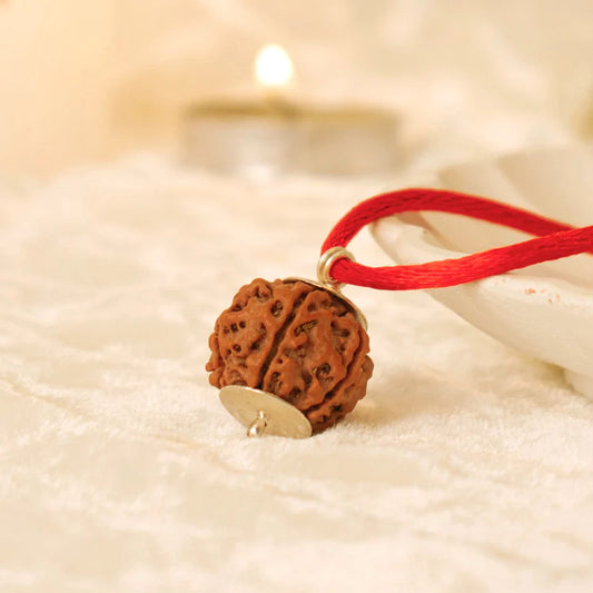 Nepal Origin 4 Mukhi Rudraksha — For Wisdom, Creativity & Communication Clarity